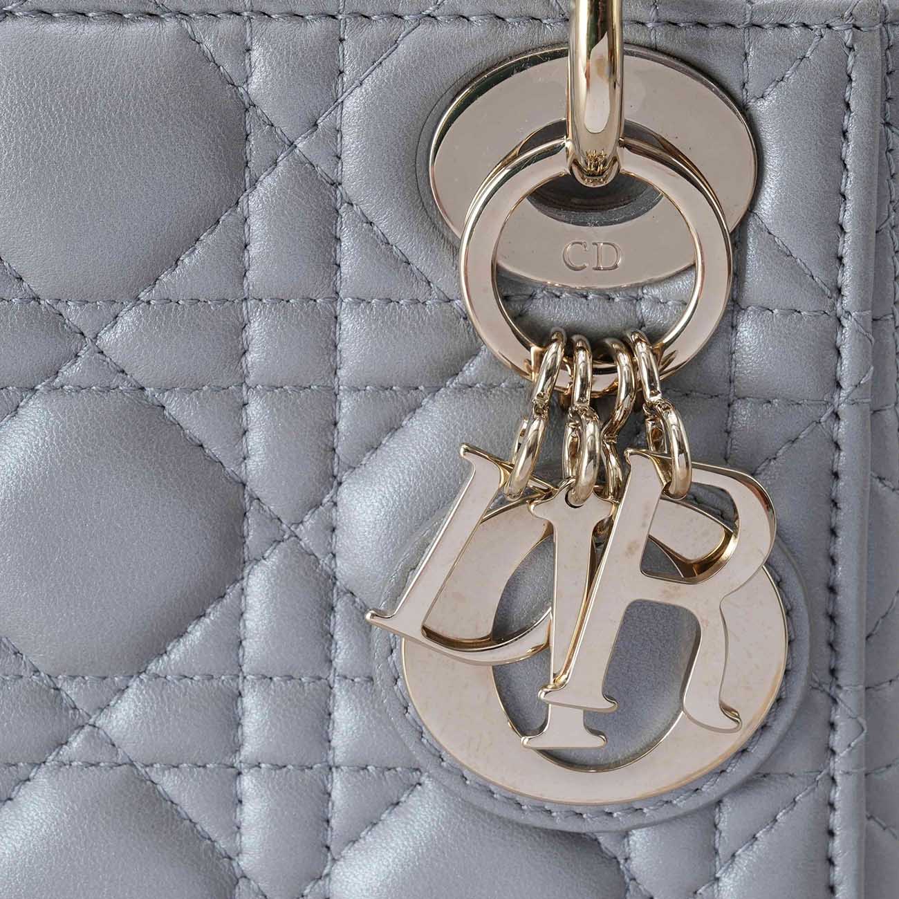 CHRISTIAN DIOR(USED)크리스찬디올 램스킨 레이디디올 미니